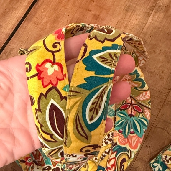 Vera Bradley Vintage Crossbody Saddle Up Purse and Wallet in Provincial Print - Picture 6 of 12
